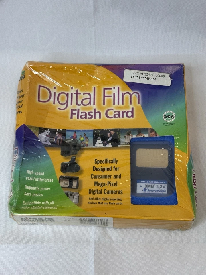 Kodak Digital Film Card For Digital Cameras 8 MB 3.3v STI-SM3/8 - Image 2 of 4
