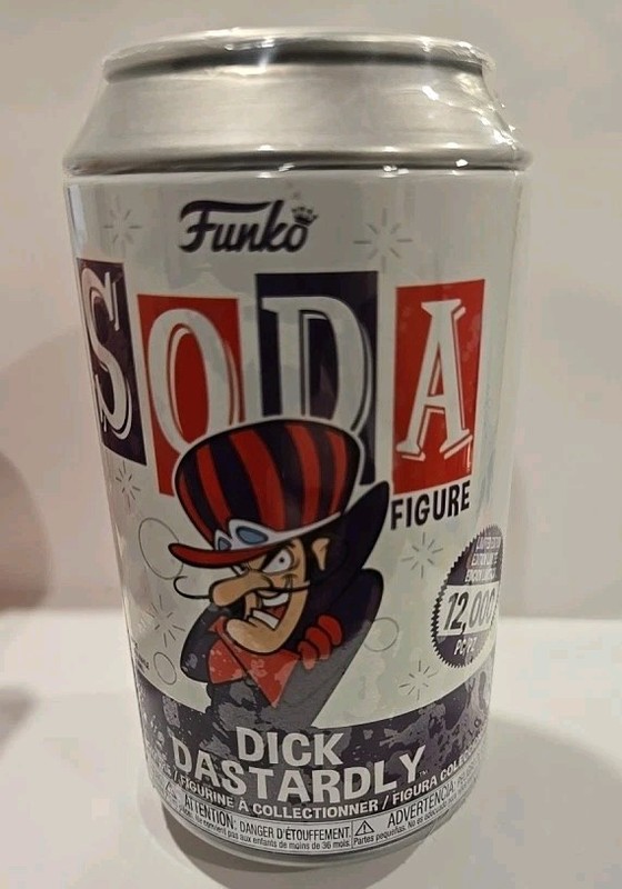 Funko Soda Vinyl -DICK DASTARDLY- Limited Edition Sealed Can! Maybe Chase
