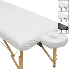 2pc Waterproof Massage Table Cover Set - Fitted Sheet and Face Cradle
