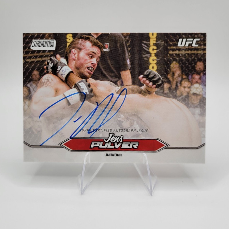 Topps 2025 Stadium Club UFC Jens Pulver Autograph Card