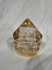 Orrefors Of Sweden Faceted Art Glass Paperwei...