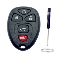 Key Fob Shell Replacement for Chevy Suburban Tahoe Traverse/GMC Acadia Black