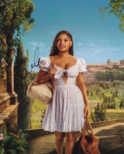 HALLE BAILEY signed autograph 20x25cm YOU ME TUSCANY in person autograph COA