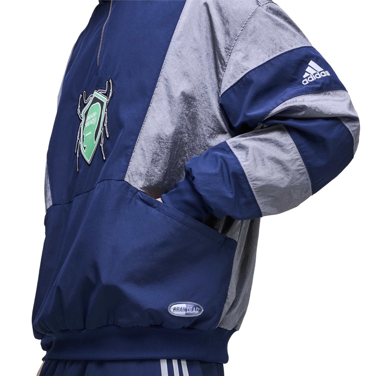 Adidas Originals x Brain Dead (Collegiate Navy) Men's Track Top