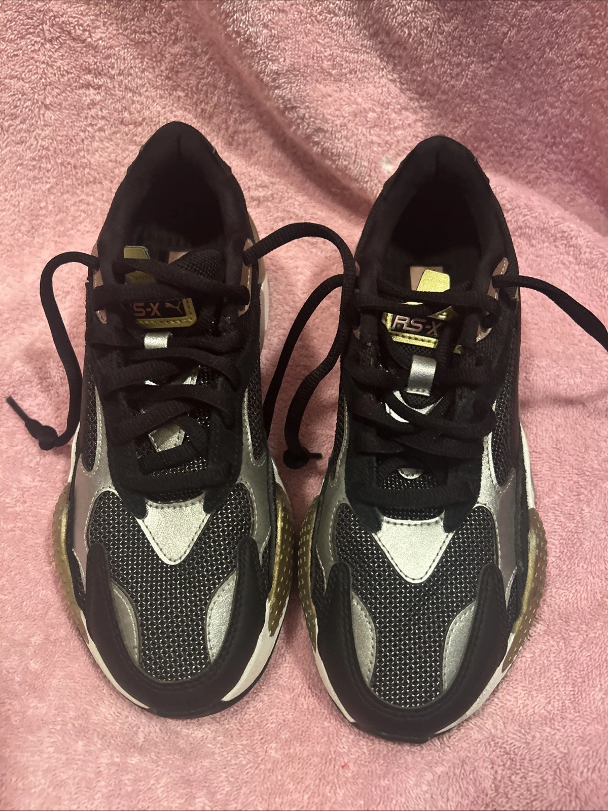 Sneakers PUMA RS X System Super nere 8 5 374329 01 usate in ottime condizioni (60F)