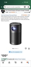 Nebula By Anker D4111111 Capsule Smart Wi-Fi Mini Projector - Black