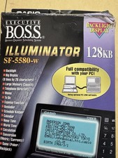 Casio Illuminator SF-5580 128KB Business Organizer Scheduling System New