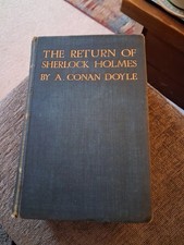 The Return of sherlock holmes.  1st edition.