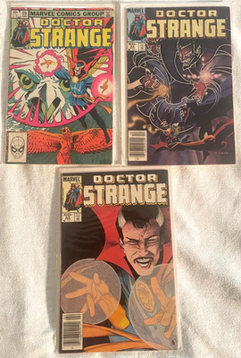 DOCTOR STRANGE  #59, 62, 63 **3 COMIC LOT-KEY ISH-(62)** -MARVEL COMICS -1983