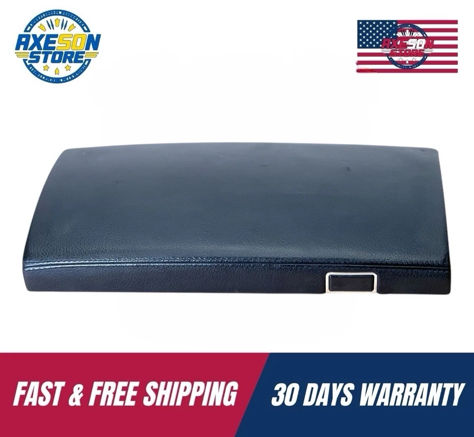 Mercedes W221 S550 S600 S63 S65 AMG consola central reposabrazos negro OEM Foto 2 de 4