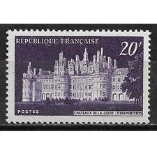 TIMBRE Neuf** YT 924 MI 941 Chateau de Chambord 1952 &