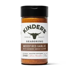 Kinder's Woodfired Garlic Seasoning with Hardwood Smoked Flavors, 6oz