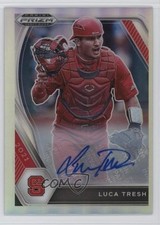 2021 Panini Prizm Draft Picks Silver Prizm Auto Luca Tresh #PDP214 Auto 03xg
