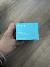 Tula Skincare Balancing Act Toner Pads Full Size 60 Count NEW SEALED -SHIPS FAST