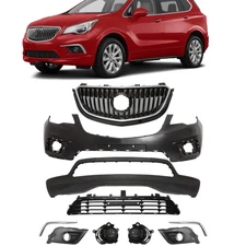 Front Bumper Assembly Cover W/Grille Fog light trim For Buick Envision 2016-2018