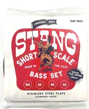 La Bella Bass Strings Deep Talkin' Bass Flat Wound Fender Mustang 30" 760F-MUS