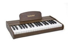 Kids Piano Keyboard 37 Keys Digital Piano for Kids Mini Musical Walnut