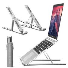 Laptop Stand, Computer Tablet Stand Laptop Holder Riser Ergonomic Aluminum Ad...