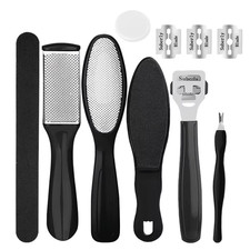27PCS Foot Care Tool Pedicure Manicure Kit Set Stainless Steel Peeling Exfoliati