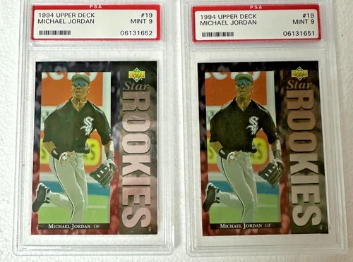 1994 Upper Deck - Star Rookie Michael Jordan #19 PSA 9