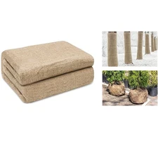 40 Inch by 10 Foot Natural Jute Burlap Roll EcoFriendly Material for Garden Use