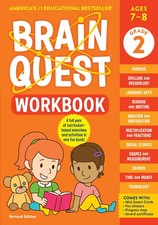 Brain Quest Workbook: 2nd Grade Revised Edition - paperback Workman Publishi...