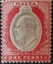 Malte - 1903 - Sc 22 - 1p KEVII WMK 2 MH CV = 17,50 US$