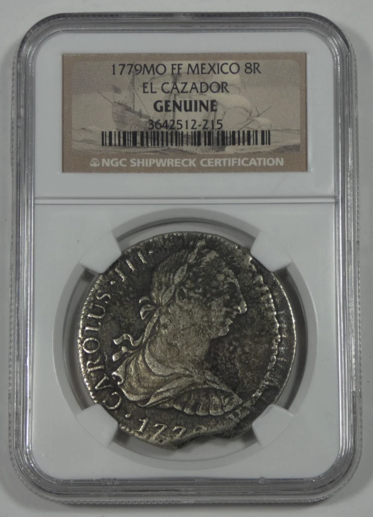8 Reales Silver NGC Certified Colonial Mexico Coins (Pre - 1821