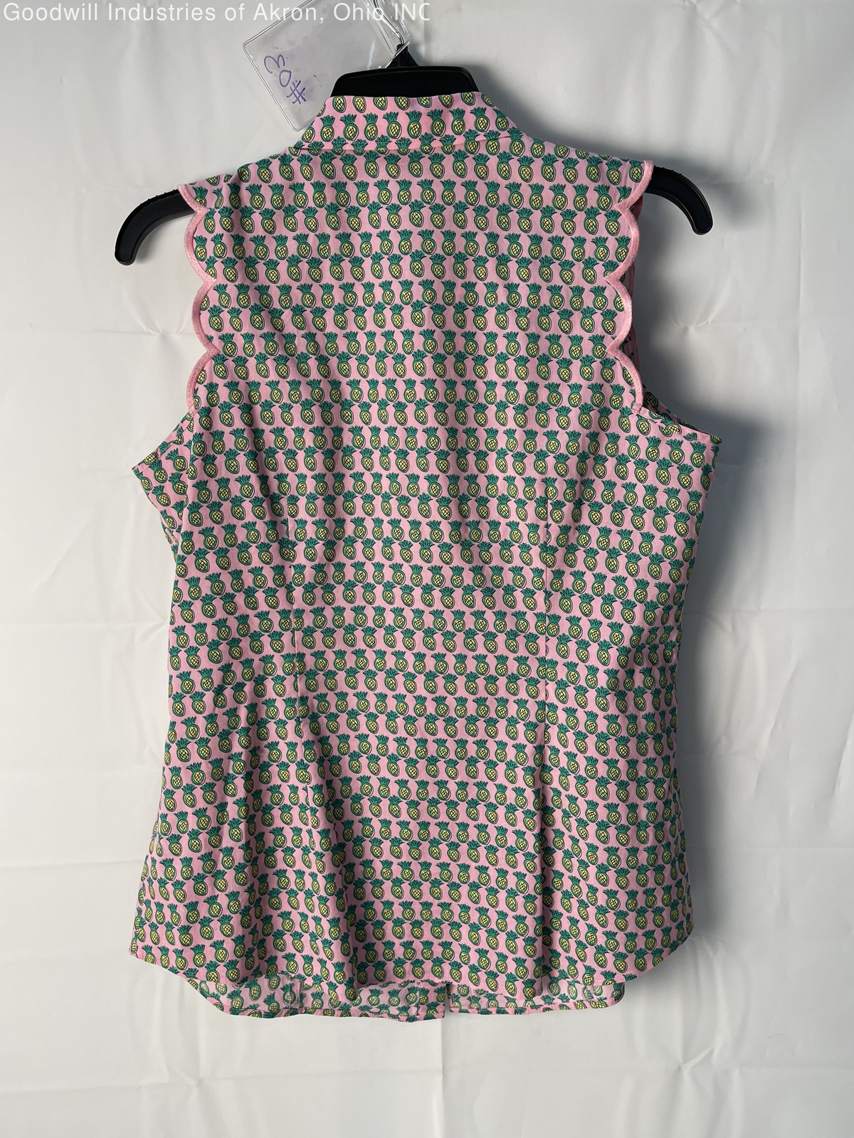 Gently Loved Talbots Multicolor Pineapple Print W… - image 2