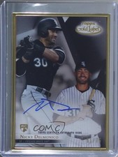 2018 Topps Gold Label Framed Nick Delmonico Nicky #FA-ND Auto 0a4r