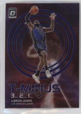 2022-23 Panini Donruss Optic T-Minus 3 2 1 Purple Prizm LeBron James #15 11ds