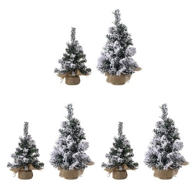 6 Stück Künstlicher Weihnachtsbaum Tischplatte Weihnachtsbaum DIY Holiday2144