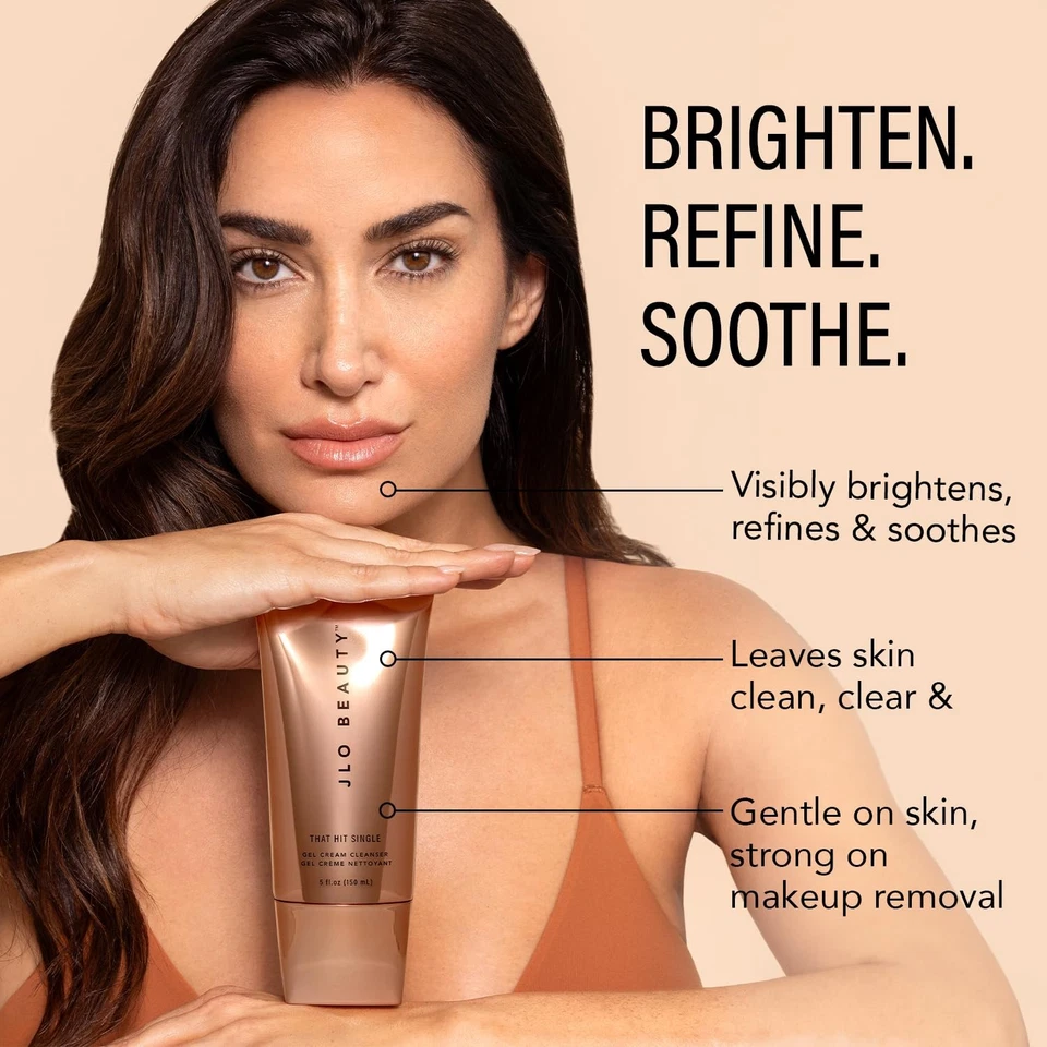 Gel Crema Jabón Facial, Limpiador Facial Diario y Desmaquillante, Sulfato Hidratante... Foto 2 de 4