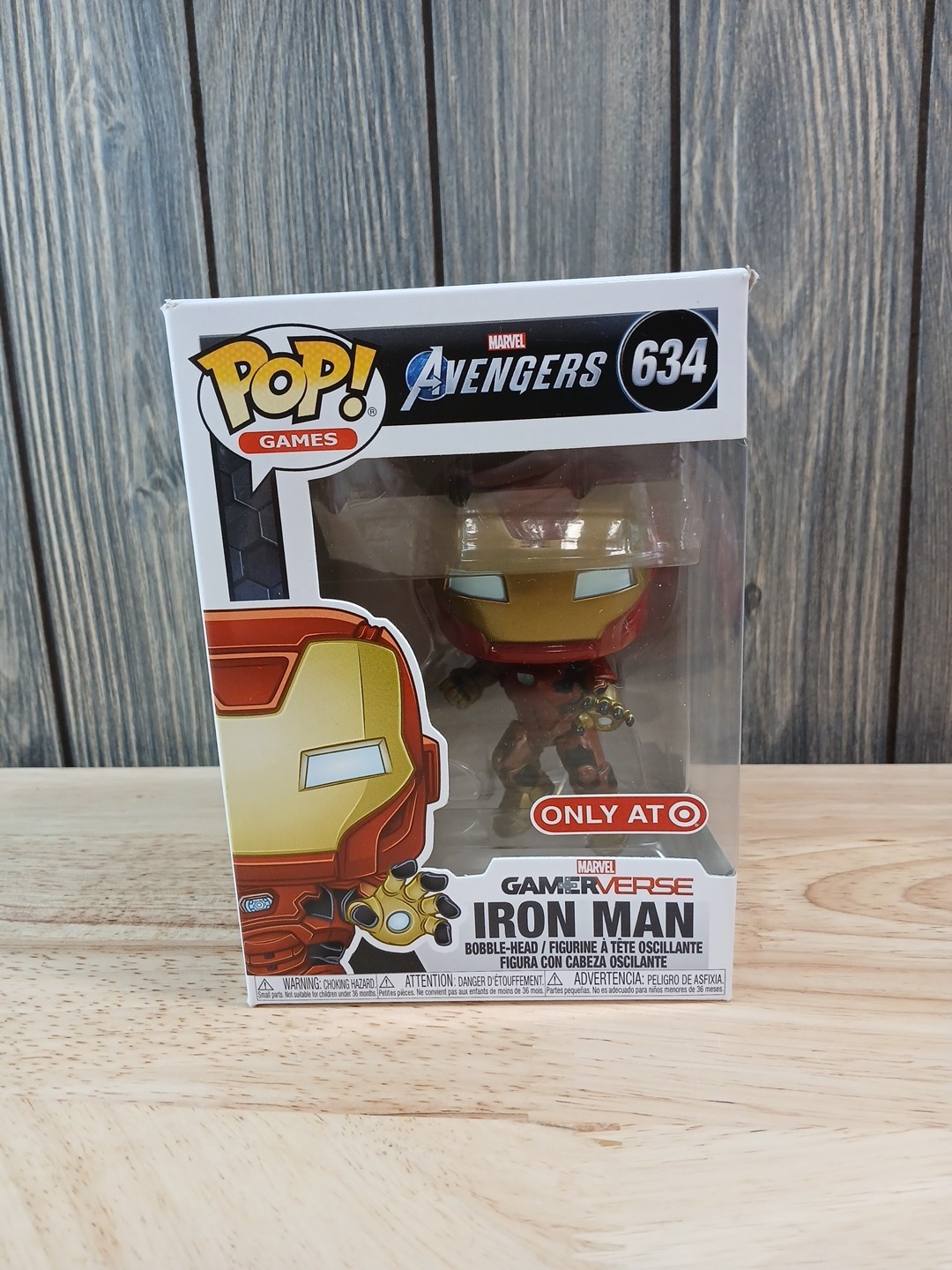Funko Pop! Games Avengers #634 Iron Man Gamer Verse Vinyl Fi