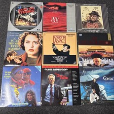 Laserdiscs Lot of 9 Movies see photos for titles LD