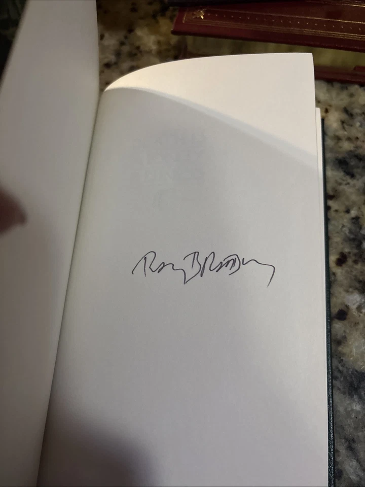 Science Fiction Book Ray Bradbury Death is a Lonely Business Signed 1st Edition - Image 2 of 3
