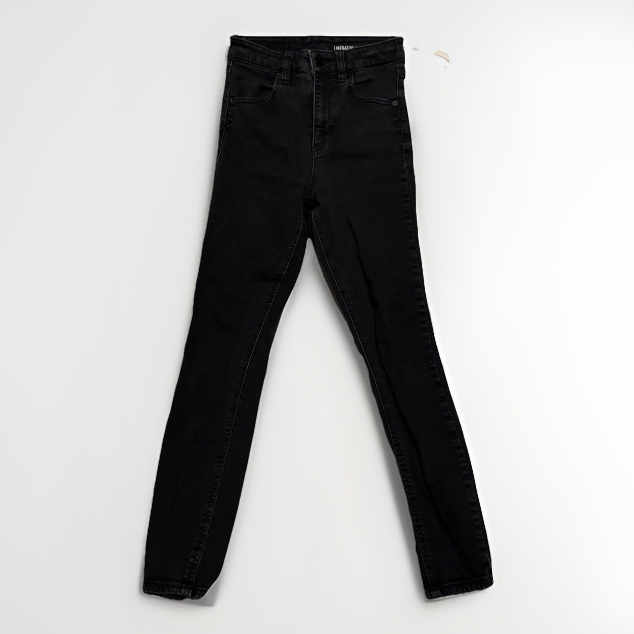 Volcom Liberator High Rise black denim jeans in size S.