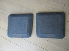 Mercedes 1991 190e 190d Genuine Rear Shelf Speaker Grilles Matching Left Right