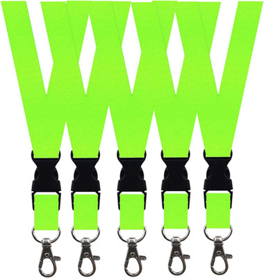 5 Pack Neck Safety Lanyards Detachable Buckle Enhanced Model Hook Breakaway Stra
