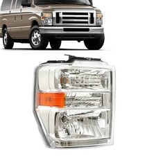 Headlight Assembly Replacement for 2008-2014 E150 E250 E350 E450 Superduty