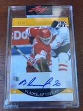 2021 Leaf Pro Set Vladislov Tretiak Auto 5/10 Autograph