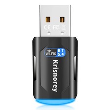 2-in-1 Wi-Fi 6 Bluetooth 5.4 USB Adapter for PC Laptop, AX900Mbps WiFi 2.4G/5...