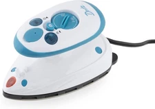 Dritz Mighty Travel Steam Iron: Mini Iron for Quilting, Crafts & Sewing, Compact