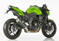 Shark DSX-5 Auspuff Schwarz Passend FüR Kawasaki Z750 2004-2006