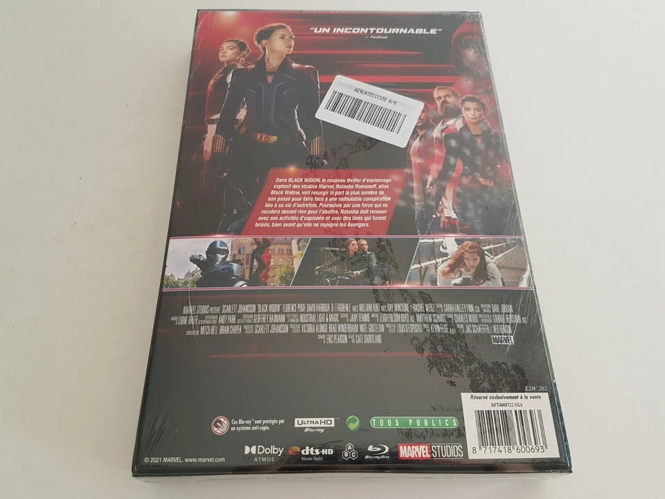 Coffret 4K Ultra HD + Blu-ray + Comics Neuf Black Widow Édition Spéciale - Photo 2/4