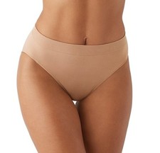 Wacoal Women's Beige Stretch B Smooth High Cut Panties Size 8/XL