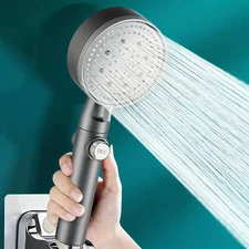 Adjustable handheld showerhead with 5 spray modes