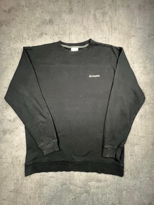 Columbia Sweatshirt Schwarz XL Oversize Clean Essential Basic Pullover
