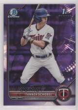2022 Bowman Chrome Draft Sapphire Purple 1/10 Tanner Schobel #BDC-28 g1z