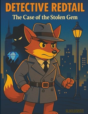 Detective Redtail and the Case of the Stolen Gem: A Mystery Coloring and Puzzle